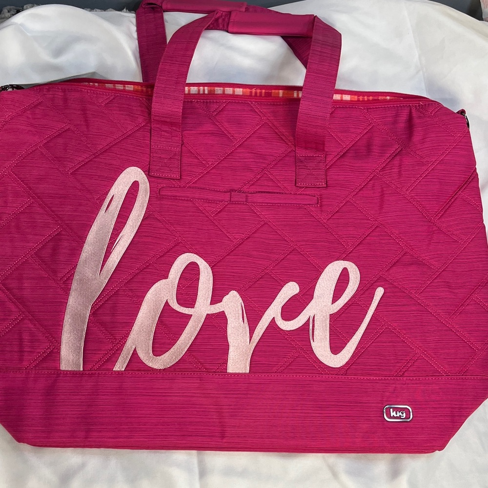 NWT Lug Legacy Collection Aerial Love Tote Bag  - Rosette Pink